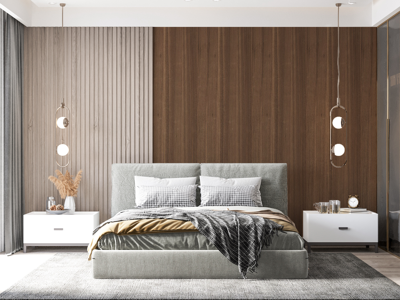 Walnut Veneer Paneling