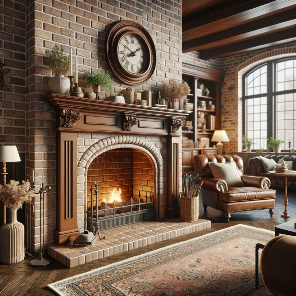 19 Vibrant Brick Color Fireplaces: An Inspiring Showcase