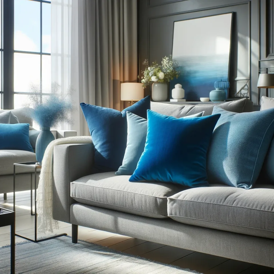 24 Throw Pillow Colors and Combinations for Gray Couches