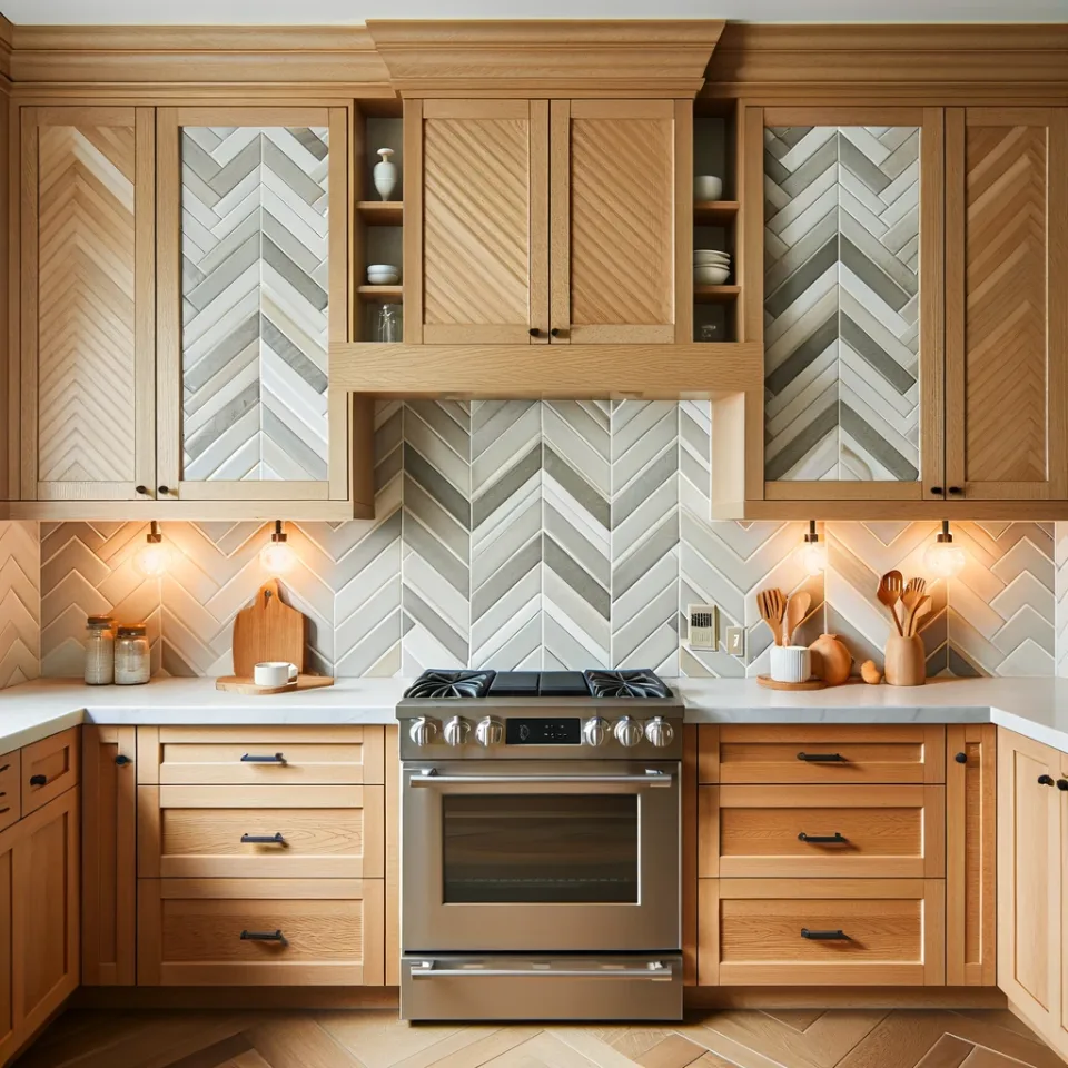 17 Eye-Catching Backsplash Ideas for Honey Oak Kitchen Cabinets