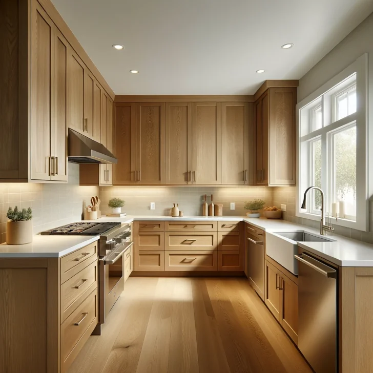 16 Ideal Countertop Choices for Maple Kitchen Cabinets