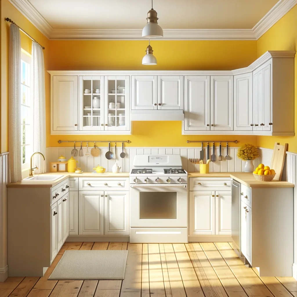 20 Striking Wall Colors to Revitalize White Kitchen