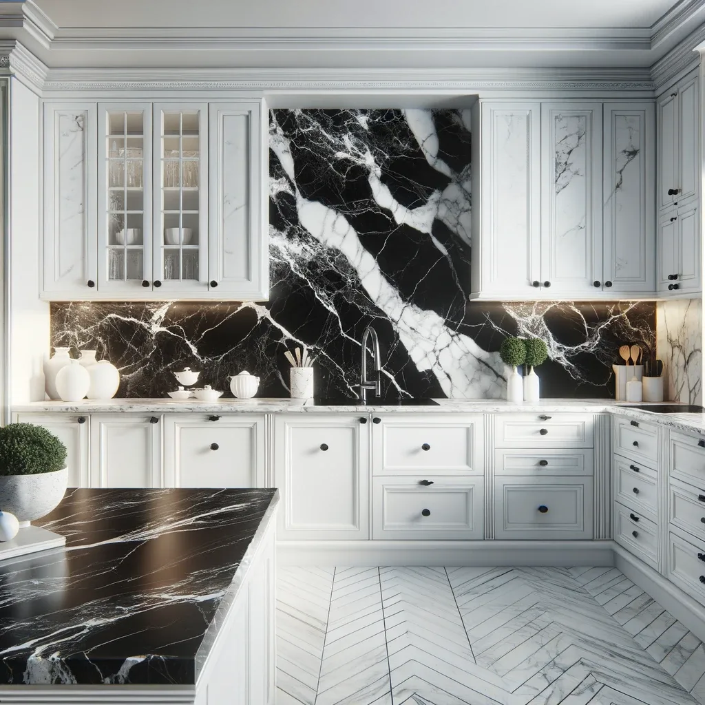 20 Spectacular Backsplash Colors for White Kitchen Cabinets
