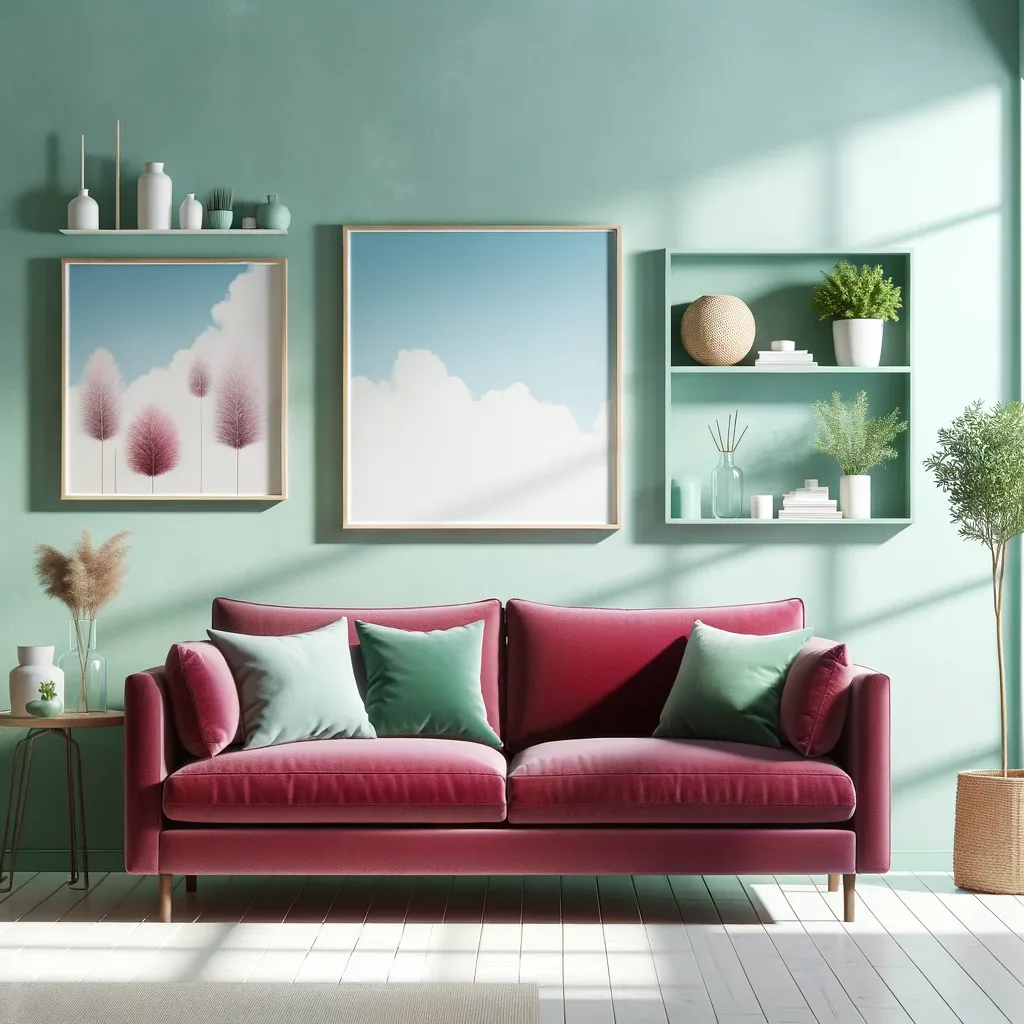 15 Striking Wall Colors to Enhance Your Burgundy Sofa!, image size:1024x1024