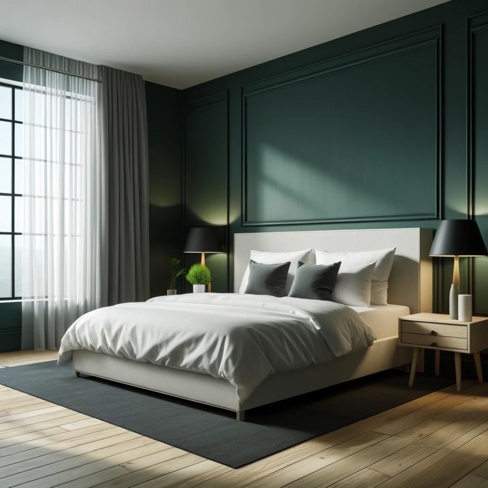 10 Modern Dark Green Bedroom Ideas