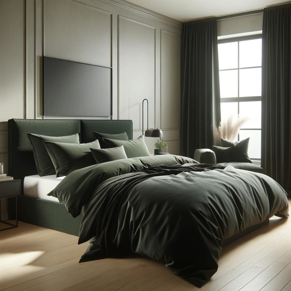 10 Modern Dark Green Bedroom Ideas