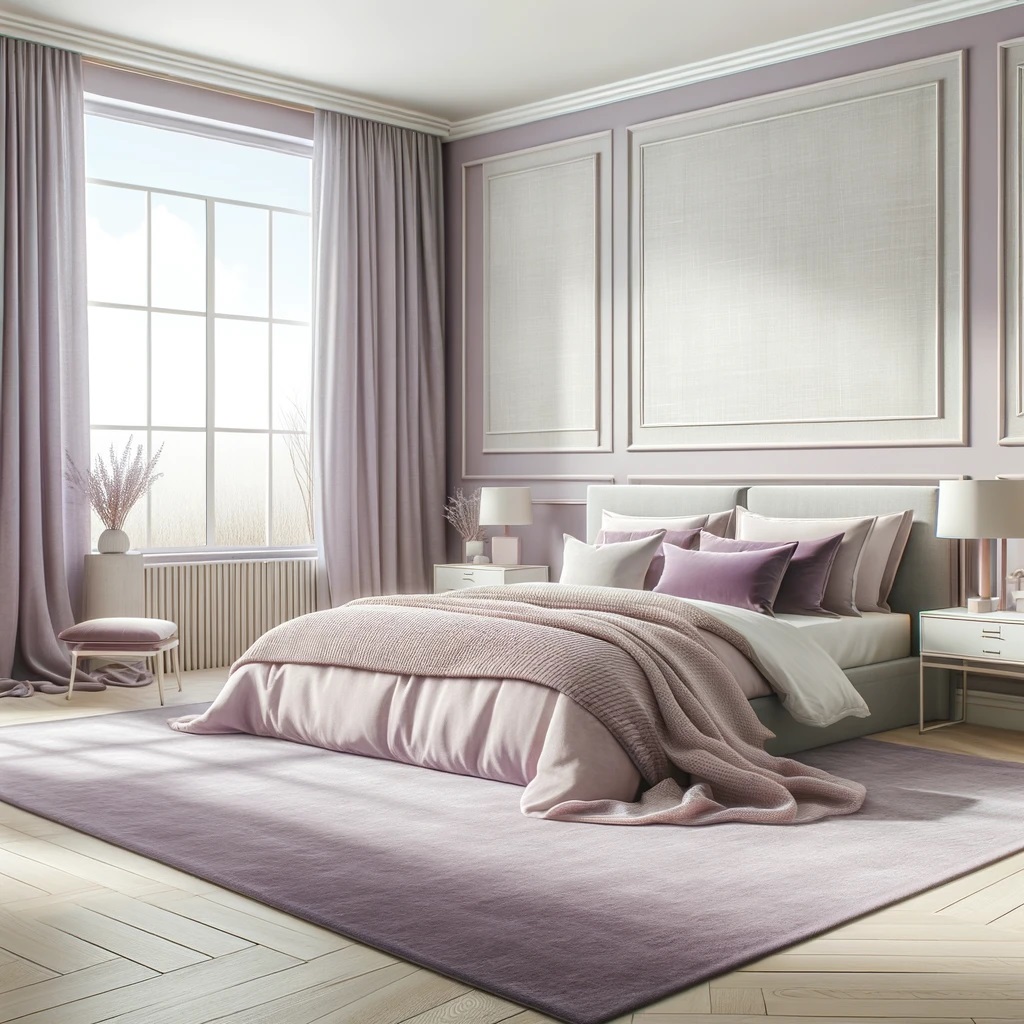 Lavender and Lilac Bedroom Color Idea